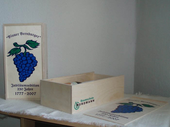 Blauer Bernburger Wein Jahrgang 2007